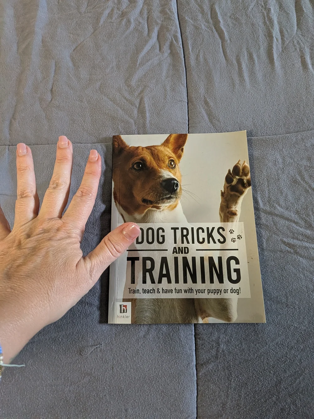 Dog Tricks & Training Book Puppy Obedience Guide Teach Commands Hinkler Paperbac